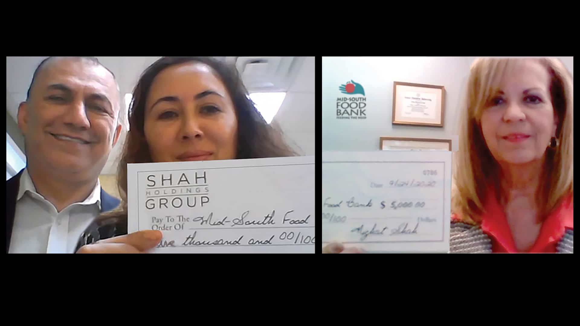 Read more about the article Memphis’ Shah Holdings Group presents the Mid-South Food Bank with $5,000 donation